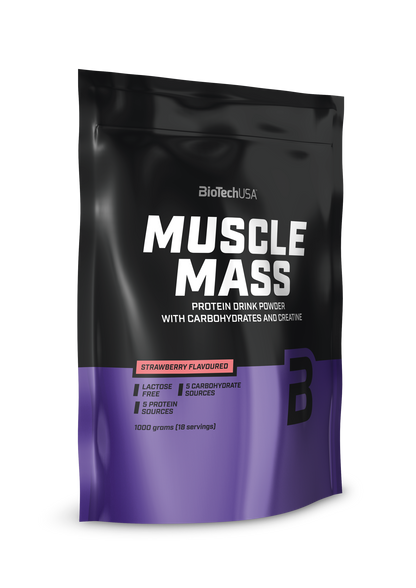 Muscle Mass 1000g Aardbei