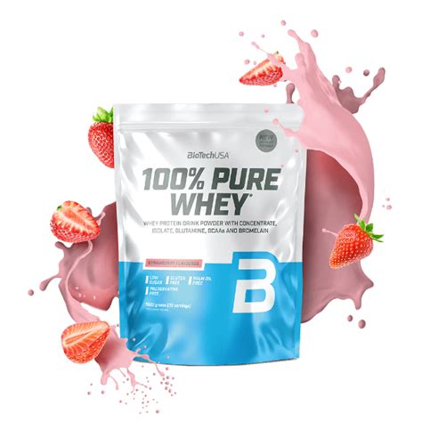 100% Pure Whey 1000g Aardbei