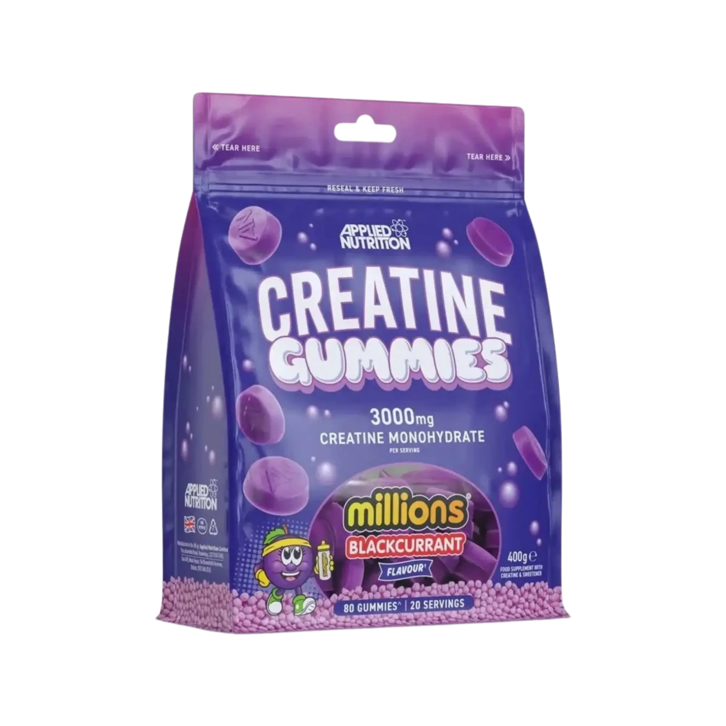 Creatine Gummies Millions Blackcurrant