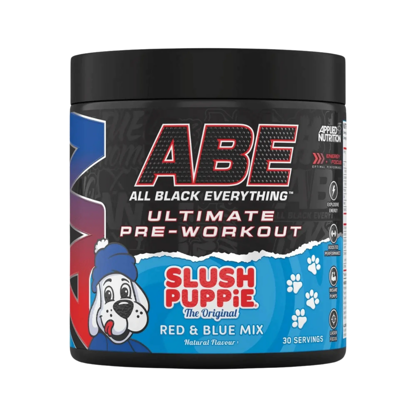 ABE Pre-Workout 375g Slush Puppie Red & Blue