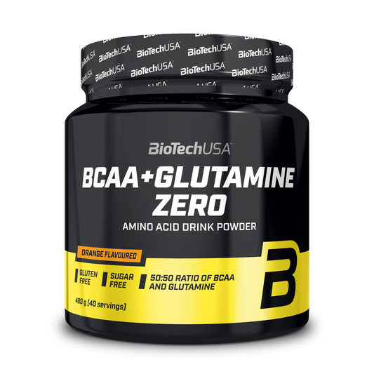 BCAA+Glutamine Zero 480g Sinaasappel