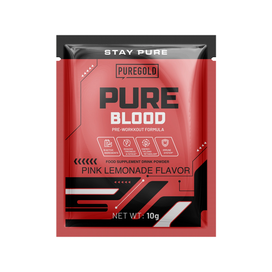 Pure Blood Pre-Workout Pink Lemonade 10g sachet
