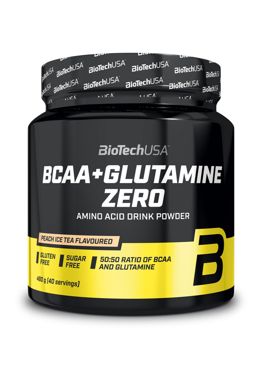 BCAA+Glutamine Zero 480g Perzik IJsthee