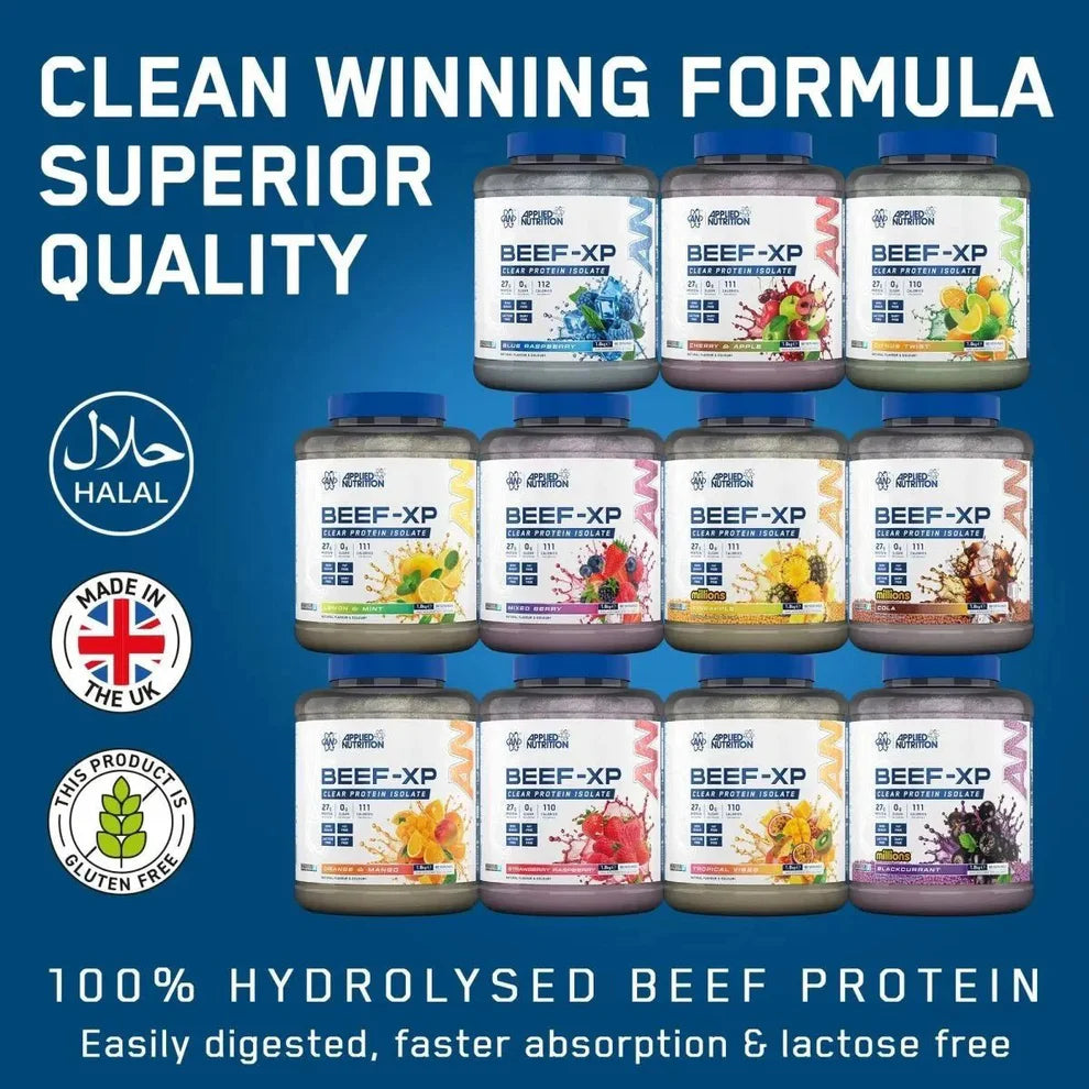BEEF-XP Beef Protein Isolate 1,8kg Cherry & Apple