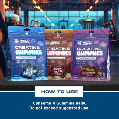 Creatine Gummies Millions Blackcurrant