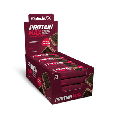 Protein Max Bar 45g Aardbei