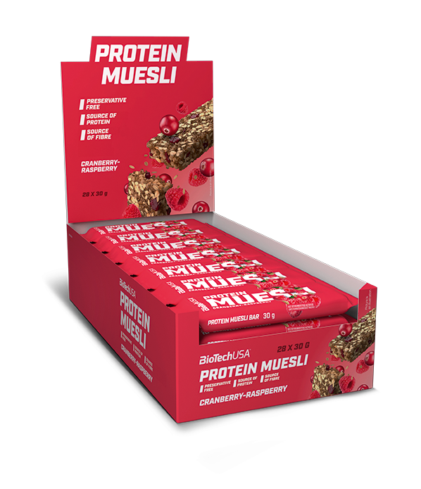 Protein Muesli Bar 30g Cranberry-Framboos