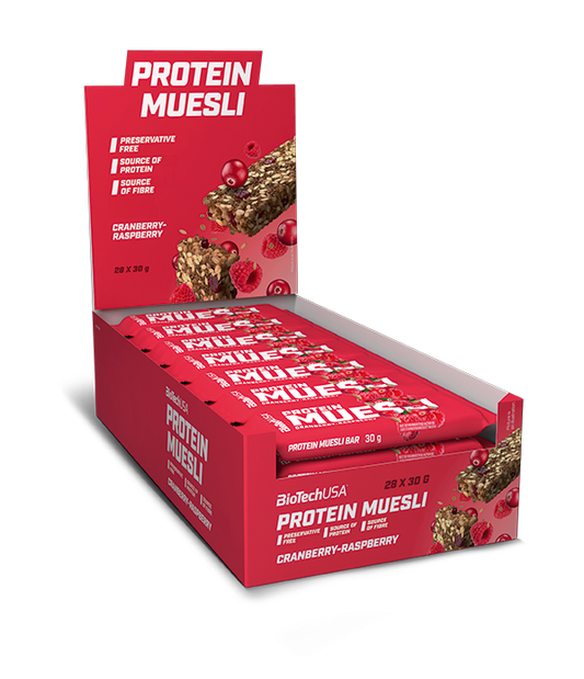 Protein Muesli Bar 30g Cranberry-Framboos