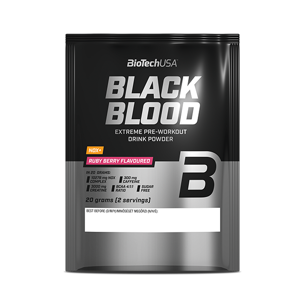 Black Blood NOX+ 20g sachet Ruby Berry