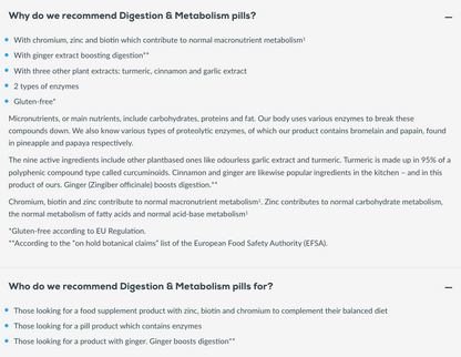 Digestion & Metabolism 60 tabletten