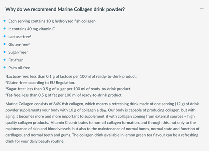 Marine Collagen 240g Citroen-Groene Thee
