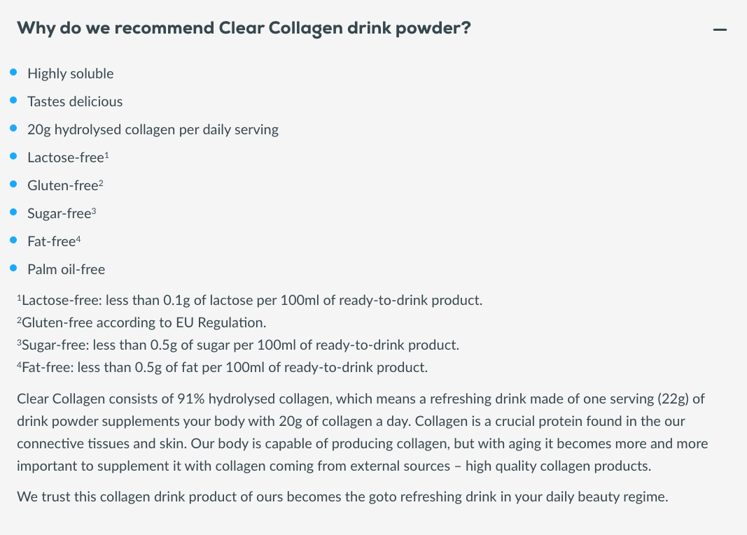 Clear Collagen 308g Aardbei-Cranberry
