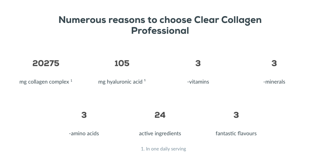 Clear Collagen Professional Sachet 25g Perzik IJsthee