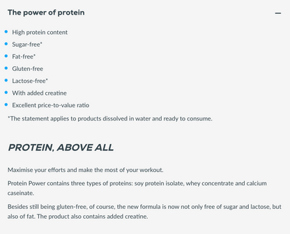 Protein Power 1000g Vanille