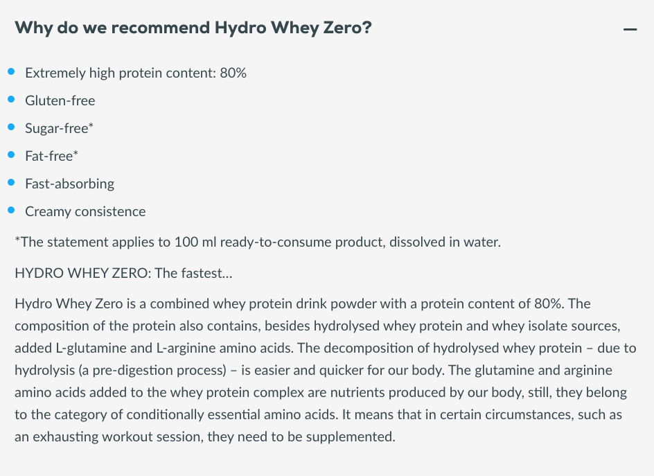 Hydro Whey Zero 1816g Chocolade