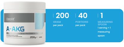 A‑AKG Citroen – 200 g poeder, 4 400 mg per portie | OstroVit