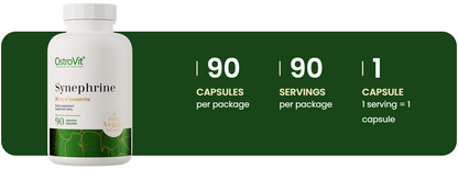 Synephrine VEGE – 90 capsules, Bittere sinaasappel‑extract (6% synefrine) | OstroVit