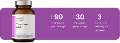 Immunsystem-Unterstützung | 90 Kapseln | OstroVit Pharma