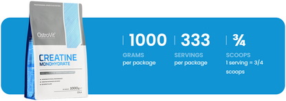 Kreatinmonohydrat – 1000 g Cola, 333 Portionen | OstroVit