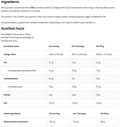 100% valleprotein | 700 g | Blåbærcheesecake 🫐🍰 | OstroVit