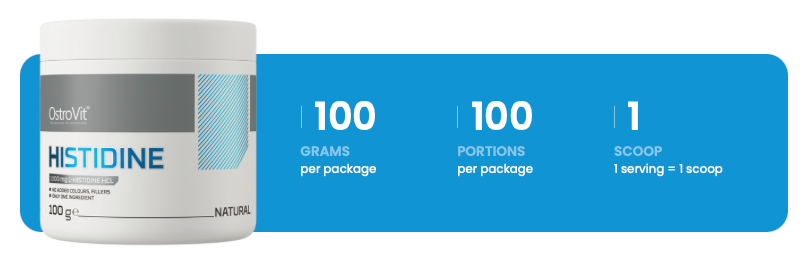 Histidine – 100 g poeder, 100% L‑histidine | OstroVit