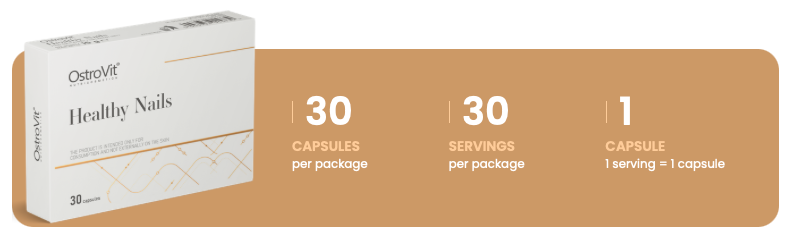 Healthy Nails – 30 vegan capsules, Zink, selenium & biotine | OstroVit