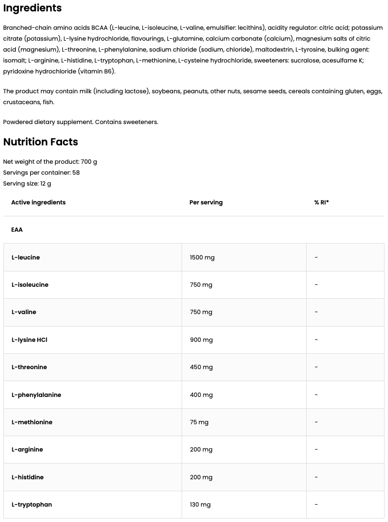 EAavanceret | 700 g | Kiwi | OstroVit