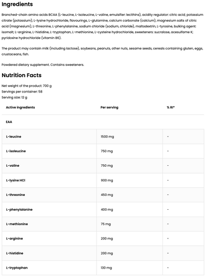 EAAdvanced | 700g | Kiwi | OstroVit