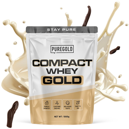 Compact Whey Gold Triple Chocolate – 1000 g whey protein, lactase + enzymen
