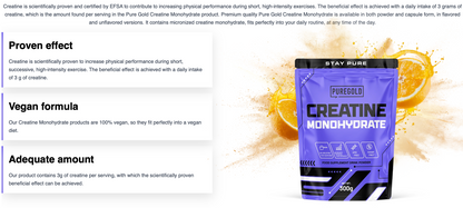Creatine Monohydrate Unflavoured 300g