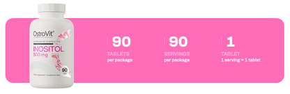 Inositol 500 mg – 90 Tabletten, Myo-Inositol 3 Maanden Voorraad