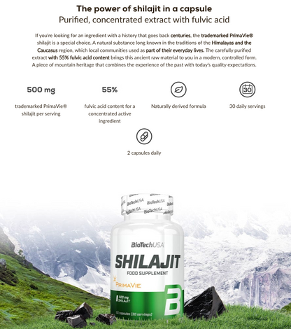 Shilajit - 60 capsules