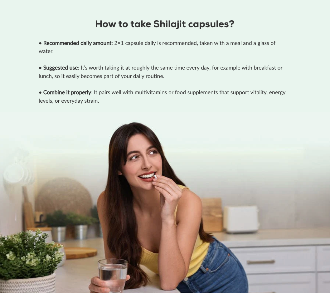 Shilajit - 60 capsules
