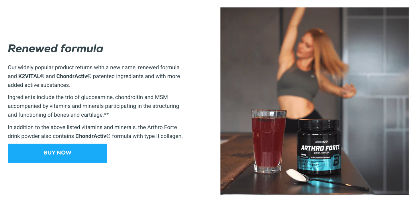 Arthro Forte 340g Zwarte Bes