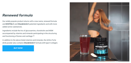 Arthro Forte 340g Zwarte Bes