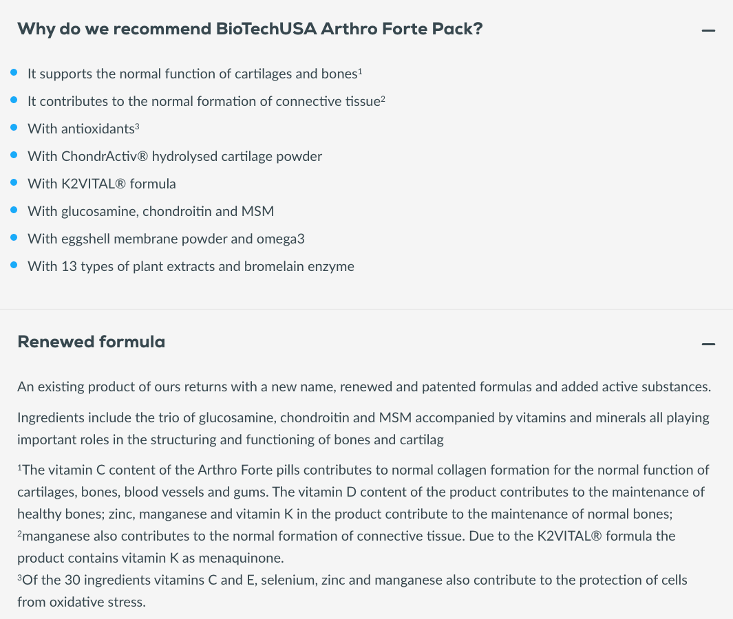 Arthro Forte Pack 30 pack