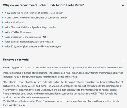 Arthro Forte Pack 30 pack
