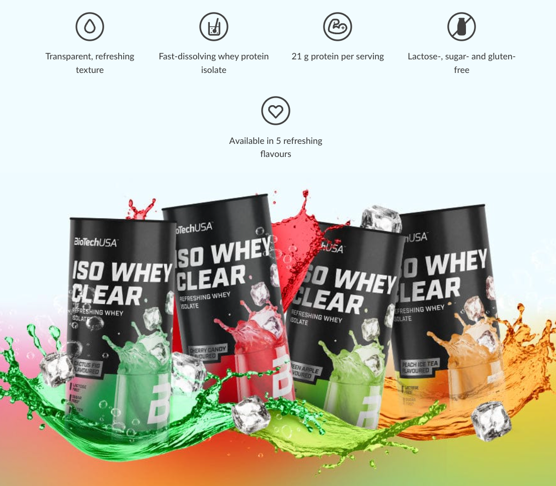 Iso Whey Clear 400g Cactusvijg