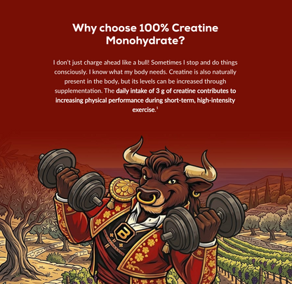100% Creatine Monohydraat 300g Sangria