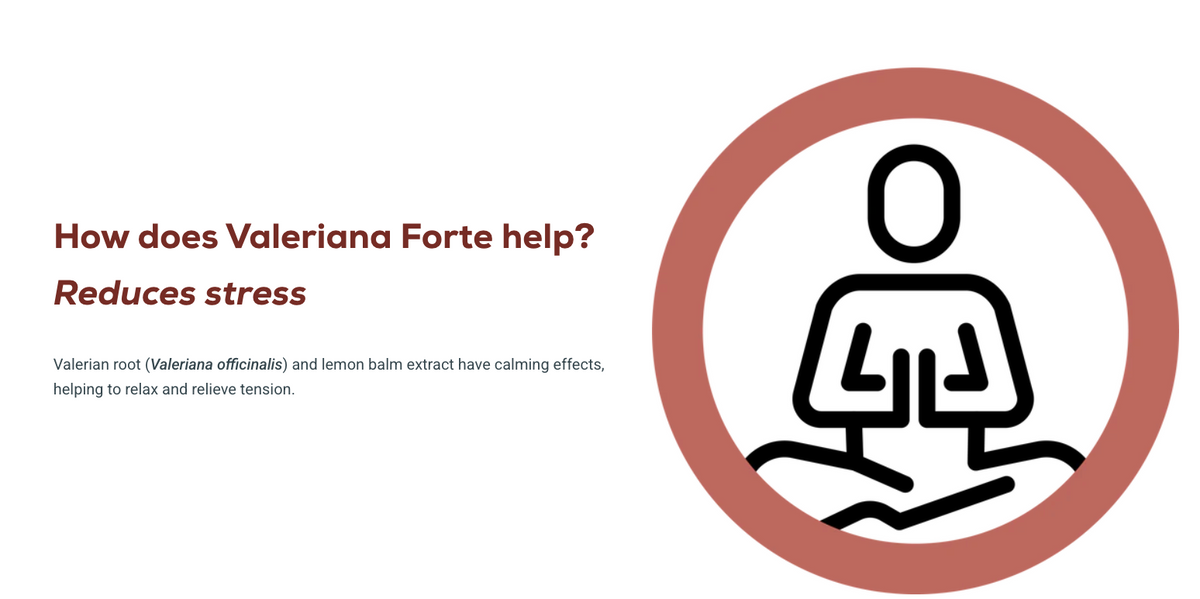 Valeriana Forte - 60 tablets