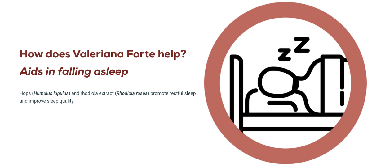 Valeriana Forte - 60 tablets