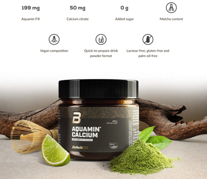 Aquamin Calcium 240g Citroenmelisse-Limoen