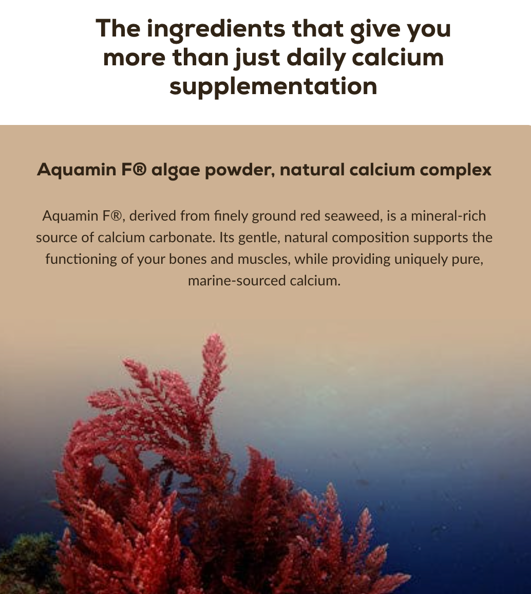Aquamin Calcium 240g Citroenmelisse-Limoen