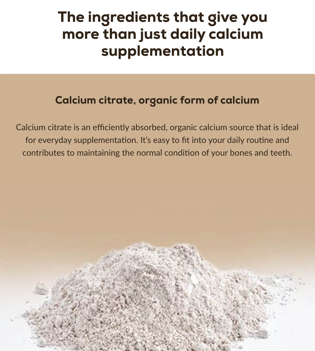 Aquamin Calcium 240g Citroenmelisse-Limoen