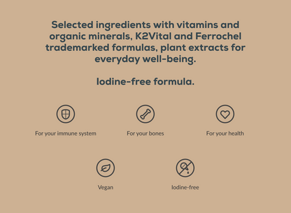 Multivitamin For Men from organic sources - 60 tablets