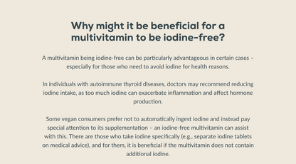 Multivitamin For Men from organic sources - 60 tablets