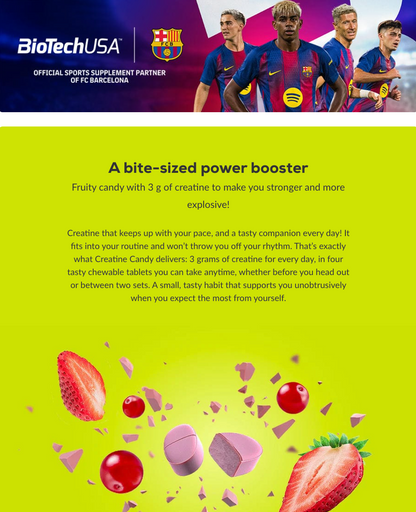 Creatine Candy 240 tbl Red Berry (Aardbei)
