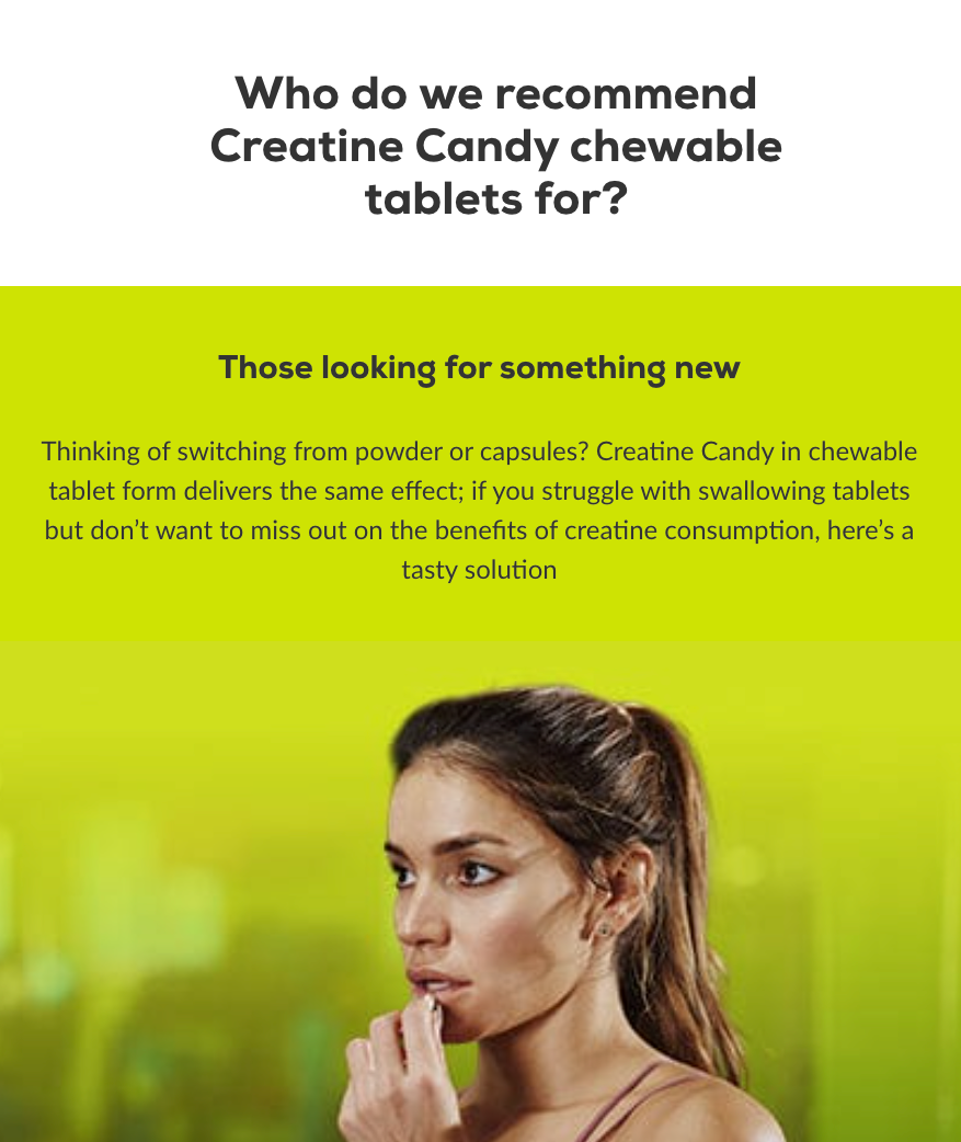 Creatine Candy 240 tbl Red Berry (Aardbei)