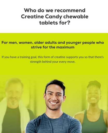 Creatine Candy 240 tbl Red Berry (Aardbei)