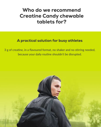 Creatine Candy 240 tbl Red Berry (Aardbei)